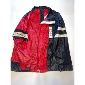 Vintage Chaps Ralph Lauren‎ Jacket Men’s XXLarge Red Zip Up Waterproof A44
